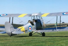 Spitfire on ground postcard